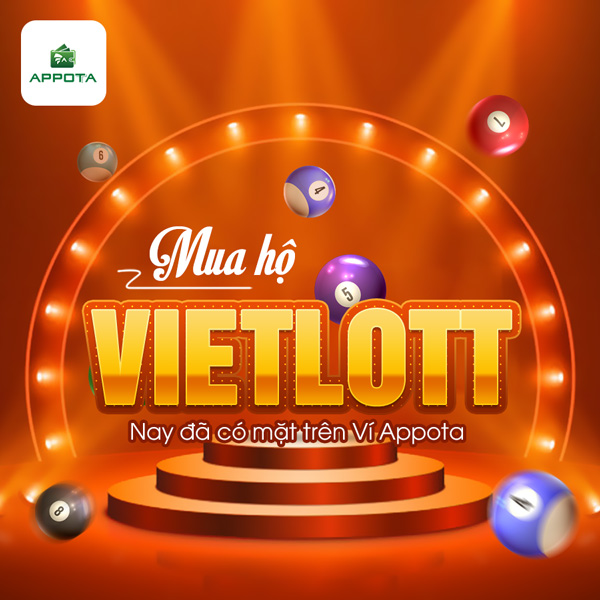 Mua vé số Vietlott online qua Mobilott nhanh chóng, an toàn với Ví Appota 1