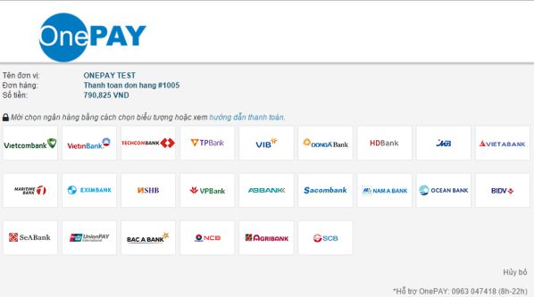 Cổng thanh toán Onepay và hướng dẫn tích hợp Onepay vào website 6