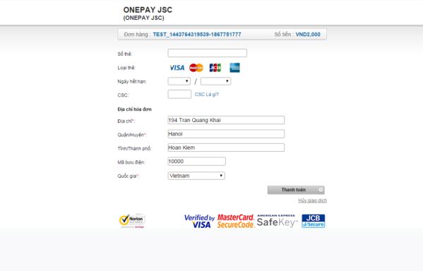 Cổng thanh toán Onepay và hướng dẫn tích hợp Onepay vào website 8