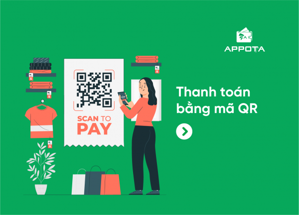 Hướng dẫn cách dùng QP Pay thanh toán ở các cửa hàng bán lẻ 1