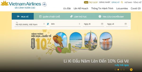 Tổng hợp các trang web mua vé máy bay trực tuyến tốt nhất 2