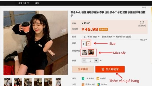 Cách mua hàng trên Taobao không qua trung gian về Việt Nam 5