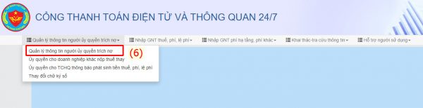 Cách đăng ký nộp thuế trên cổng thanh toán điện tử và thông quan 24/7 5