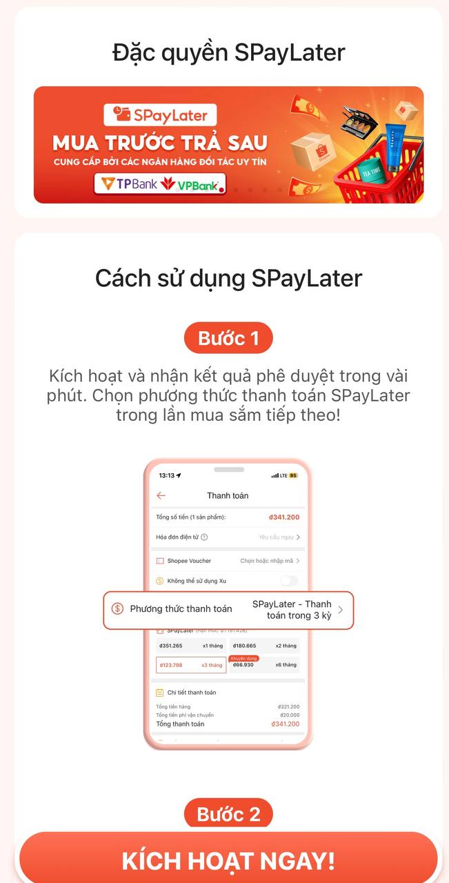 SPayLater Shopee là gì? Hướng dẫn cách sử dụng SPayLater Shopee 4