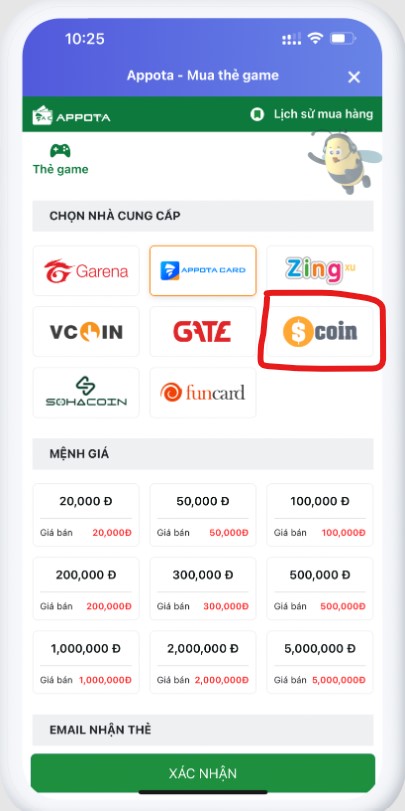 Mua thẻ Scoin ở đâu? Cách mua thẻ Scoin online uy tín, giá tốt nhất 3