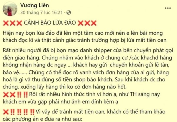 Cảnh báo: Thủ đoạn lừa đảo mua hàng online khiến nhiều người “sập bẫy” 2